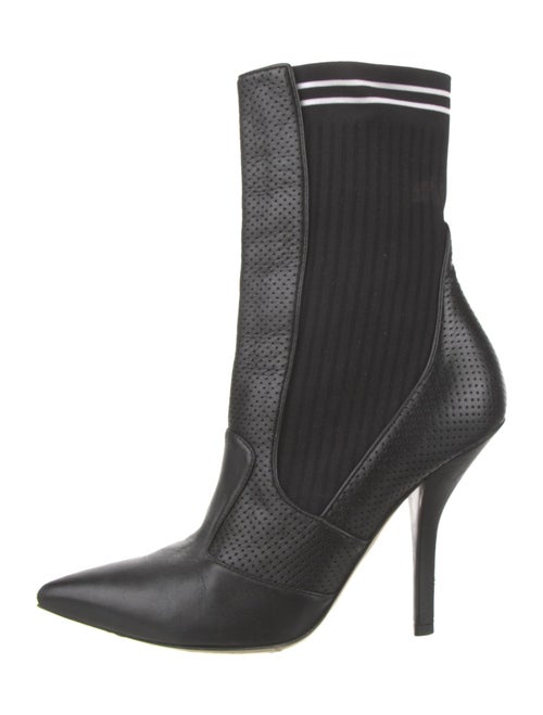 Fendi Leather Sock Boots