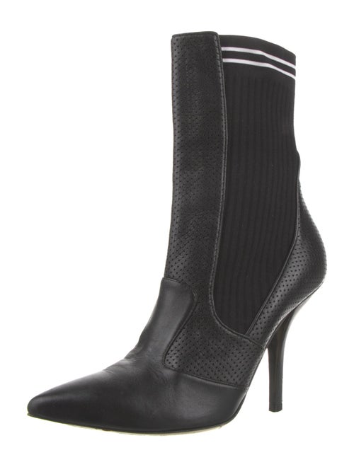 Fendi Leather Sock Boots