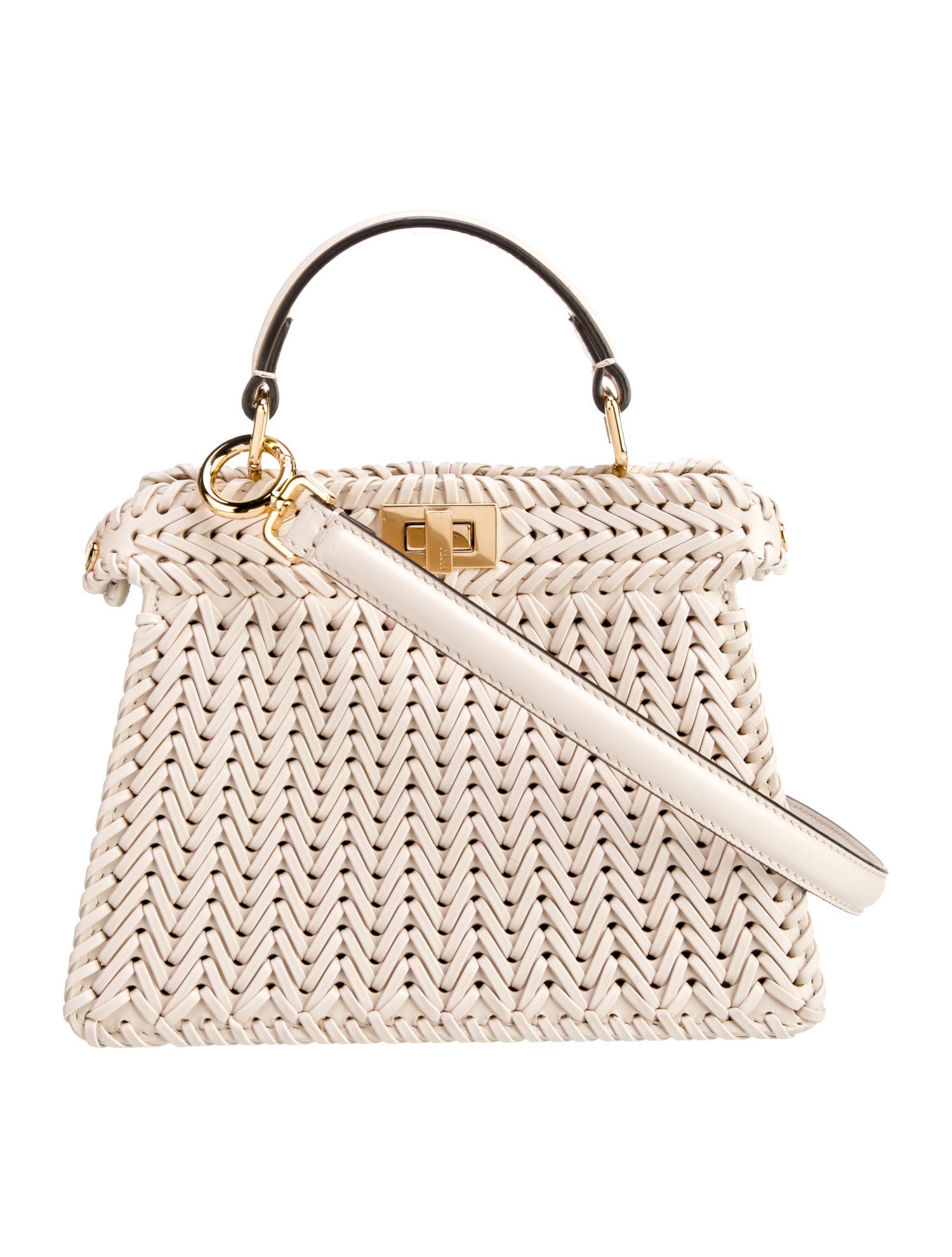 Fendi Leather Peekaboo Petite 2023