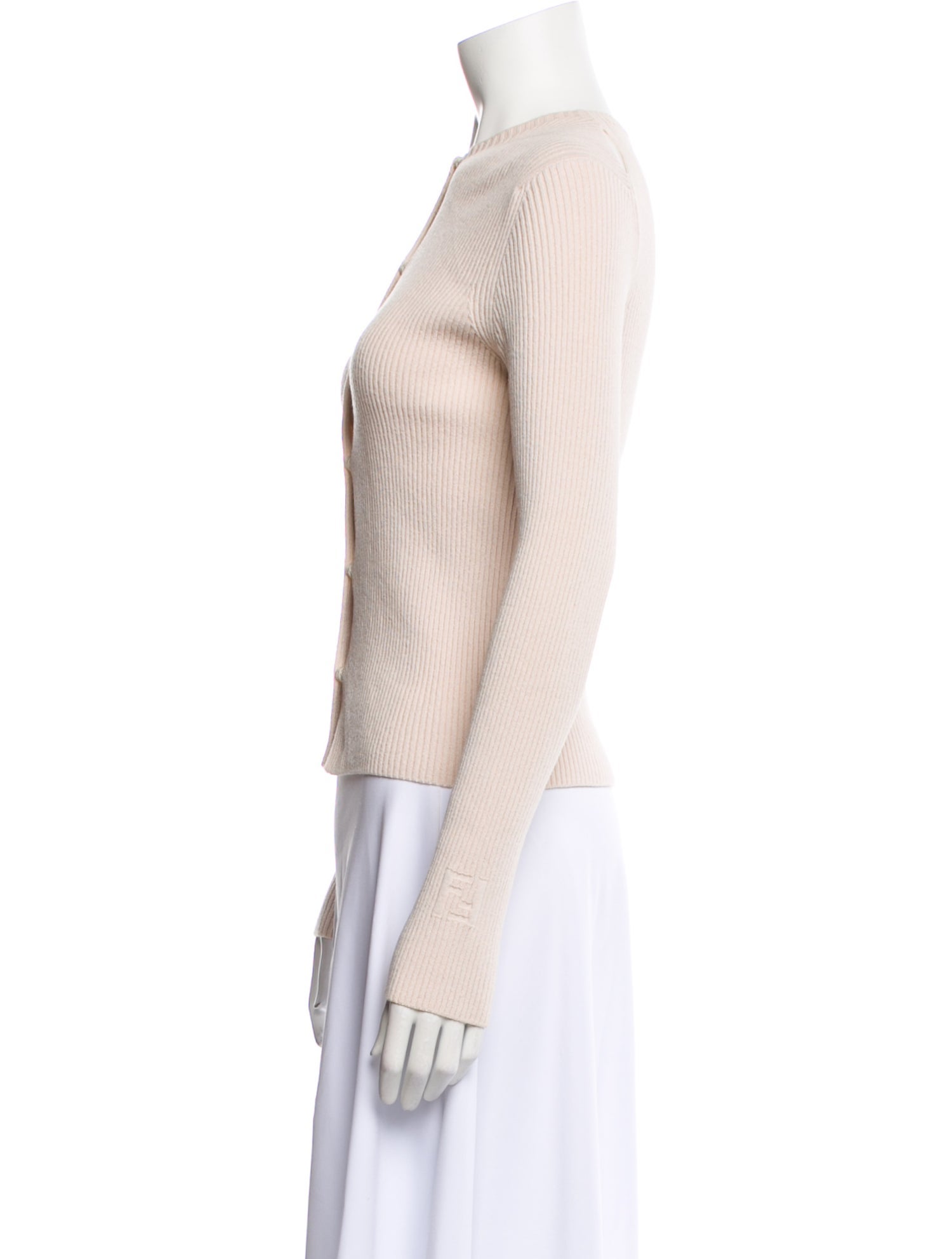 Fendi Crew Neck Long Sleeve Top