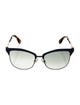Fendi Oversize Gradient Sunglasses