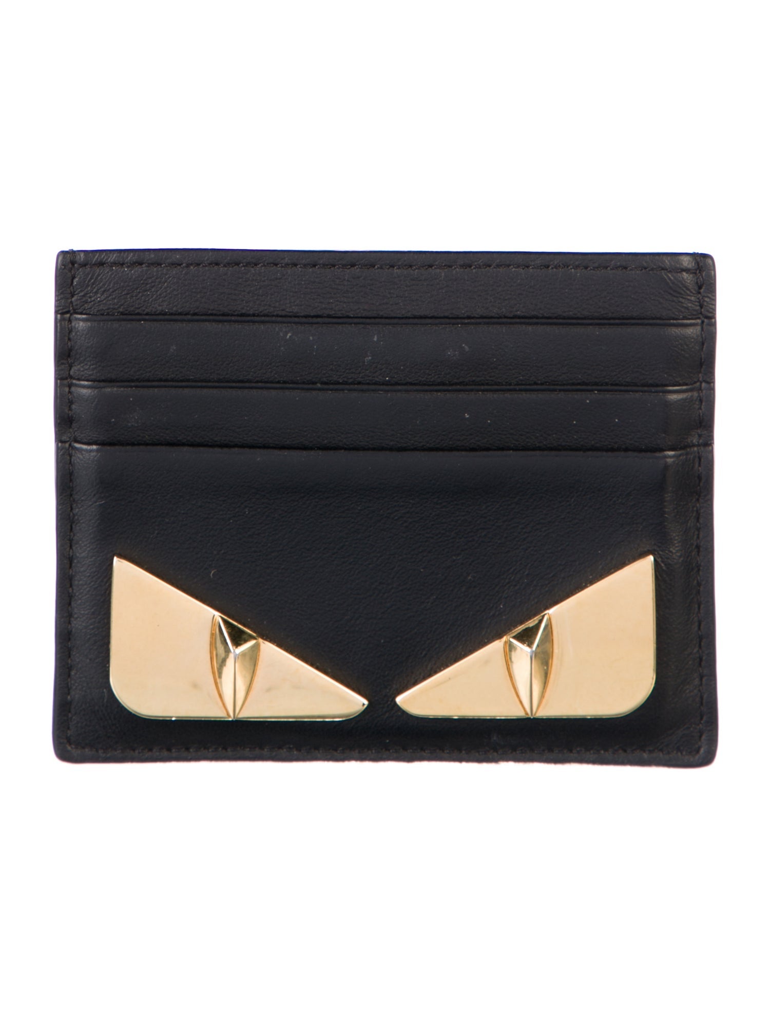 Fendi Monsters Motif Leather Wallet