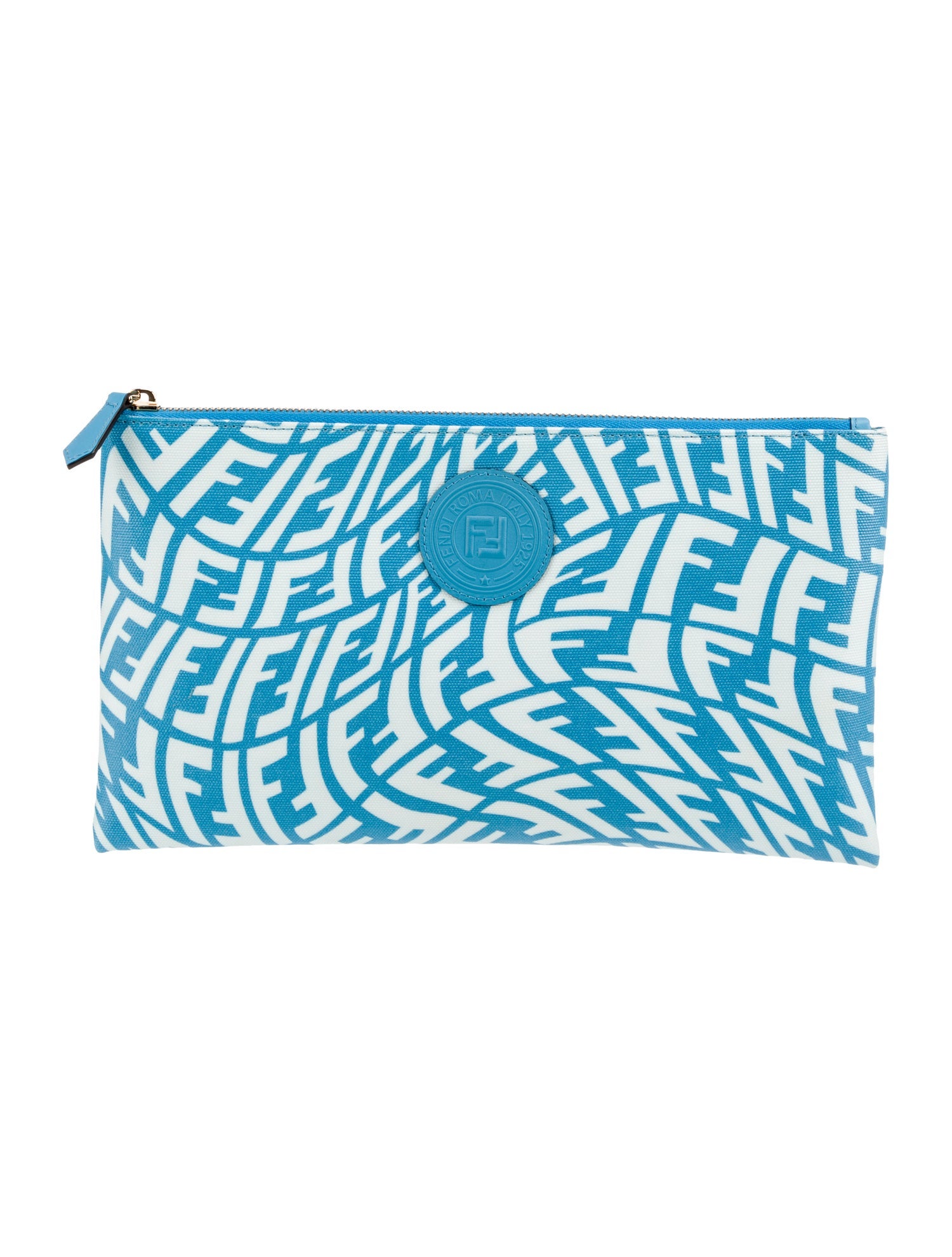 Fendi Zucca FF Vertigo Flat Pouch Medium