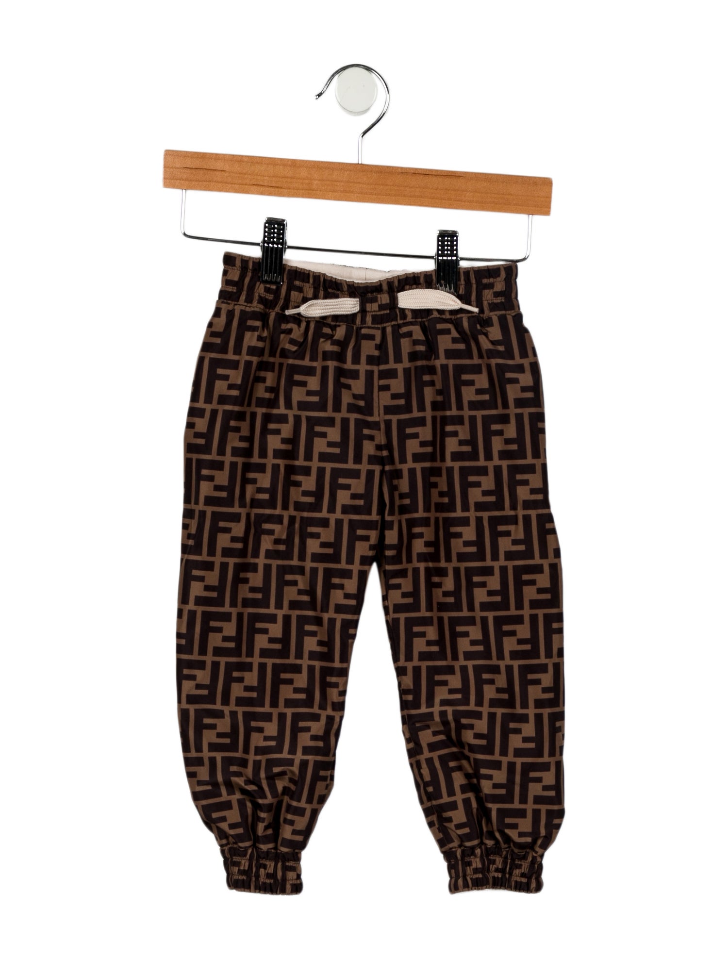 Fendi Infant Boys' Zucca FF Logo Jogger Pants