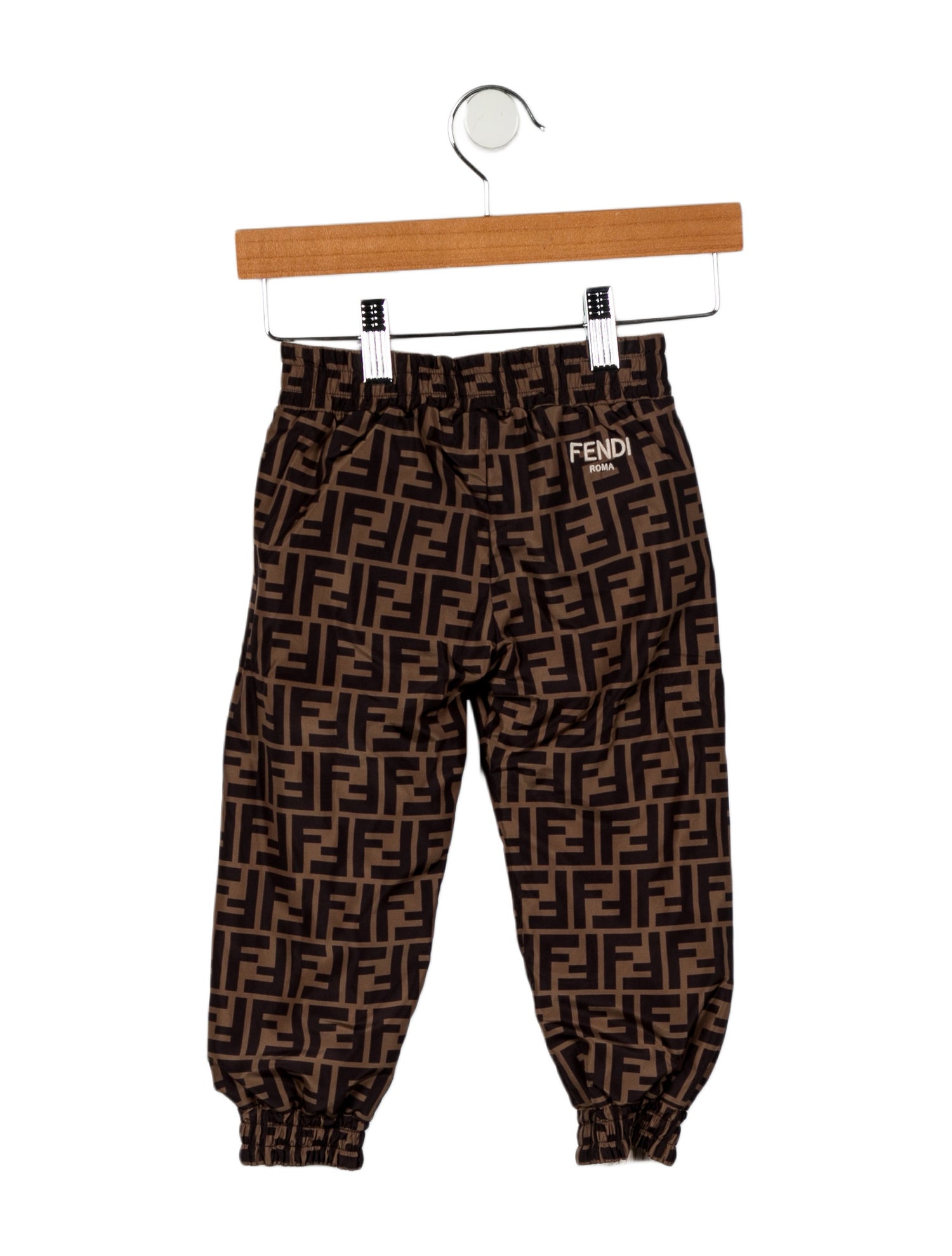 Fendi Infant Boys' Zucca FF Logo Jogger Pants