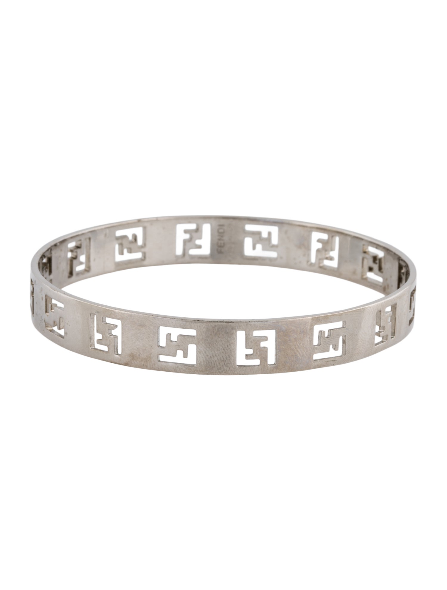 Fendi Logo Bangle Bracelet