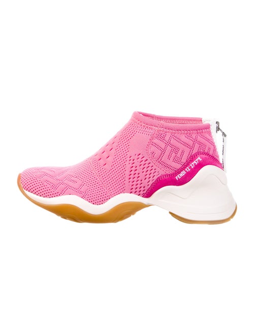 Fendi Zucca FF Logo Sock Sneakers