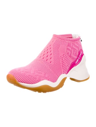 Fendi Zucca FF Logo Sock Sneakers