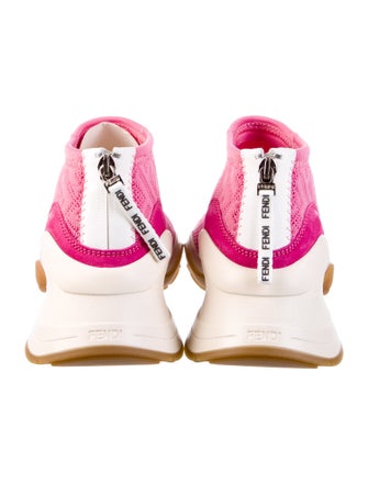 Fendi Zucca FF Logo Sock Sneakers