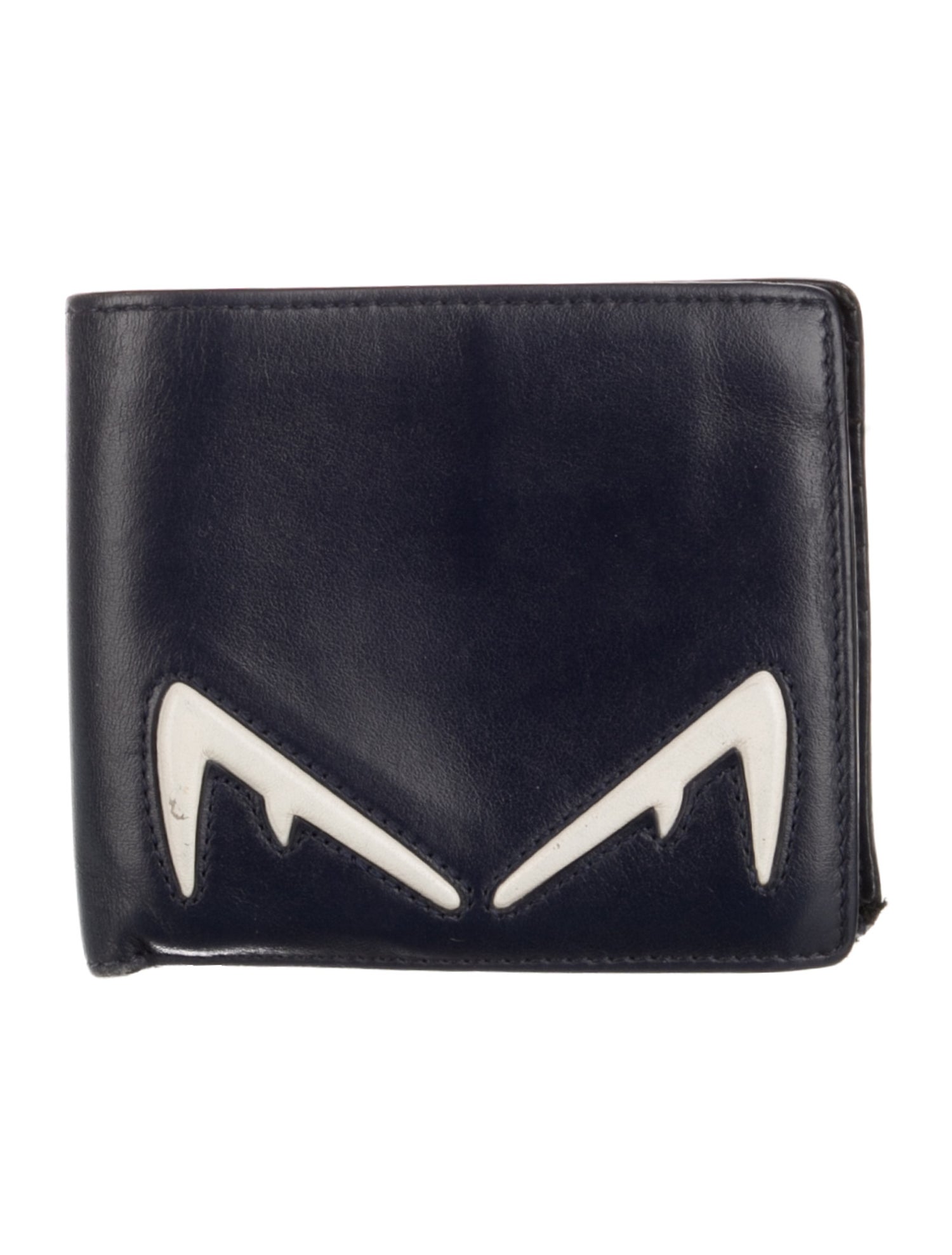 Fendi Monsters Motif Leather Wallet