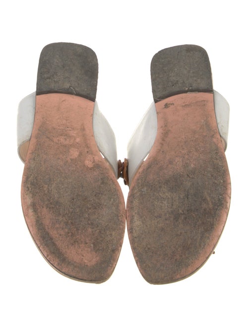 Fendi Monsters Motif Leather Slides