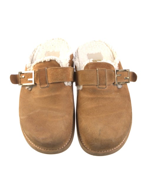 Fendi Suede Mules