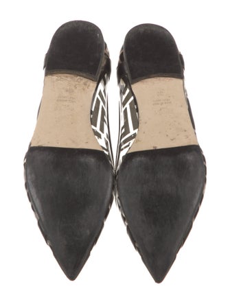 Fendi Zucca FF Logo PVC Ballet Flats
