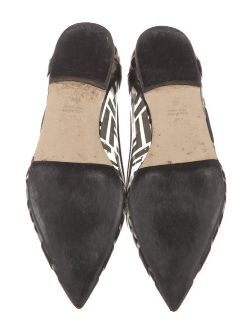 Fendi Zucca FF Logo PVC Ballet Flats