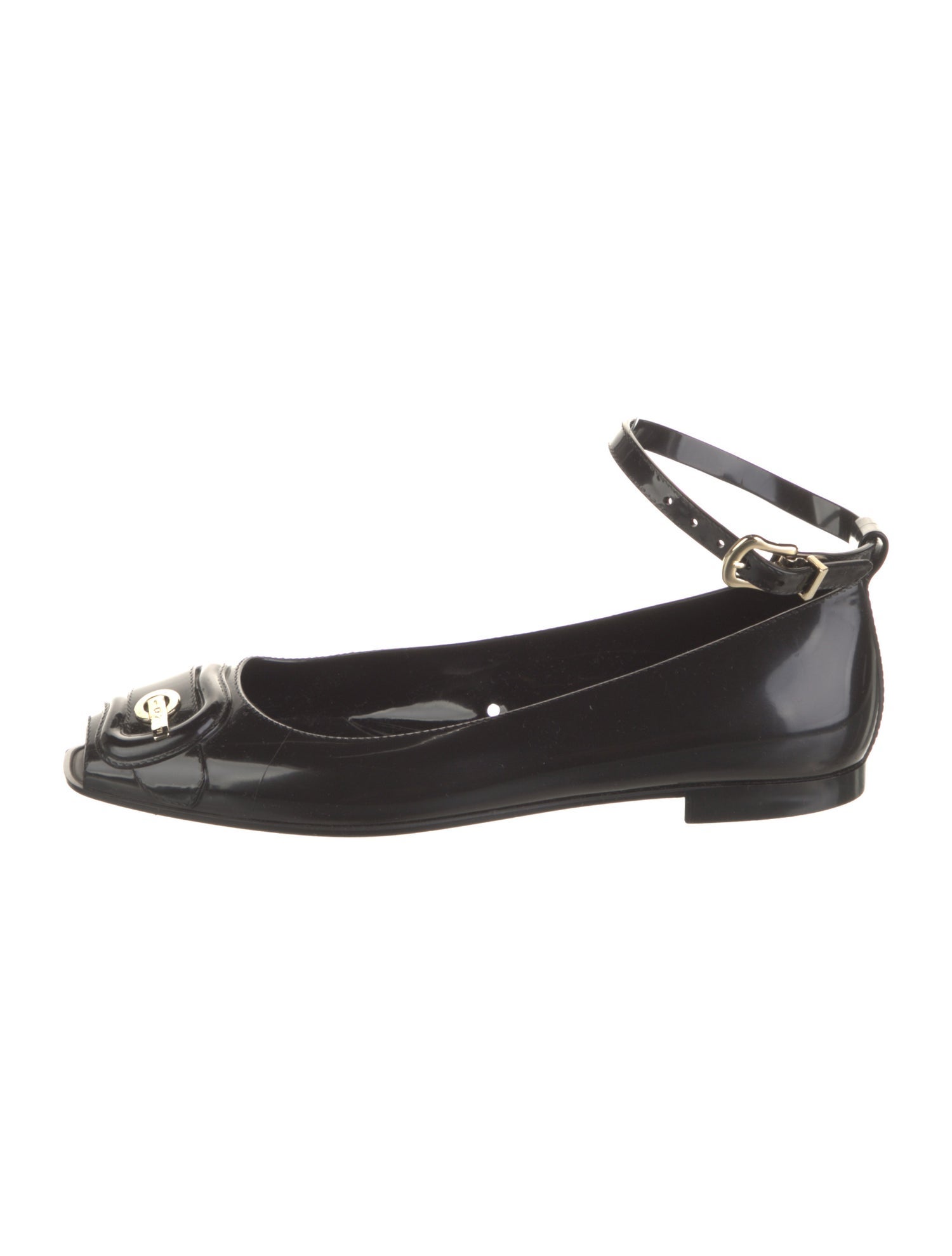 Fendi Rubber Ballet Flats