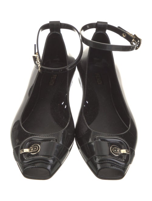 Fendi Rubber Ballet Flats