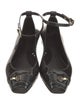 Fendi Rubber Ballet Flats