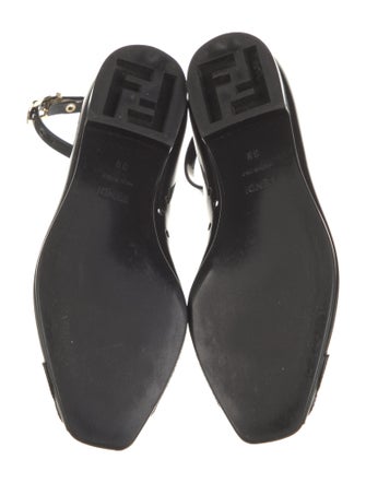Fendi Rubber Ballet Flats