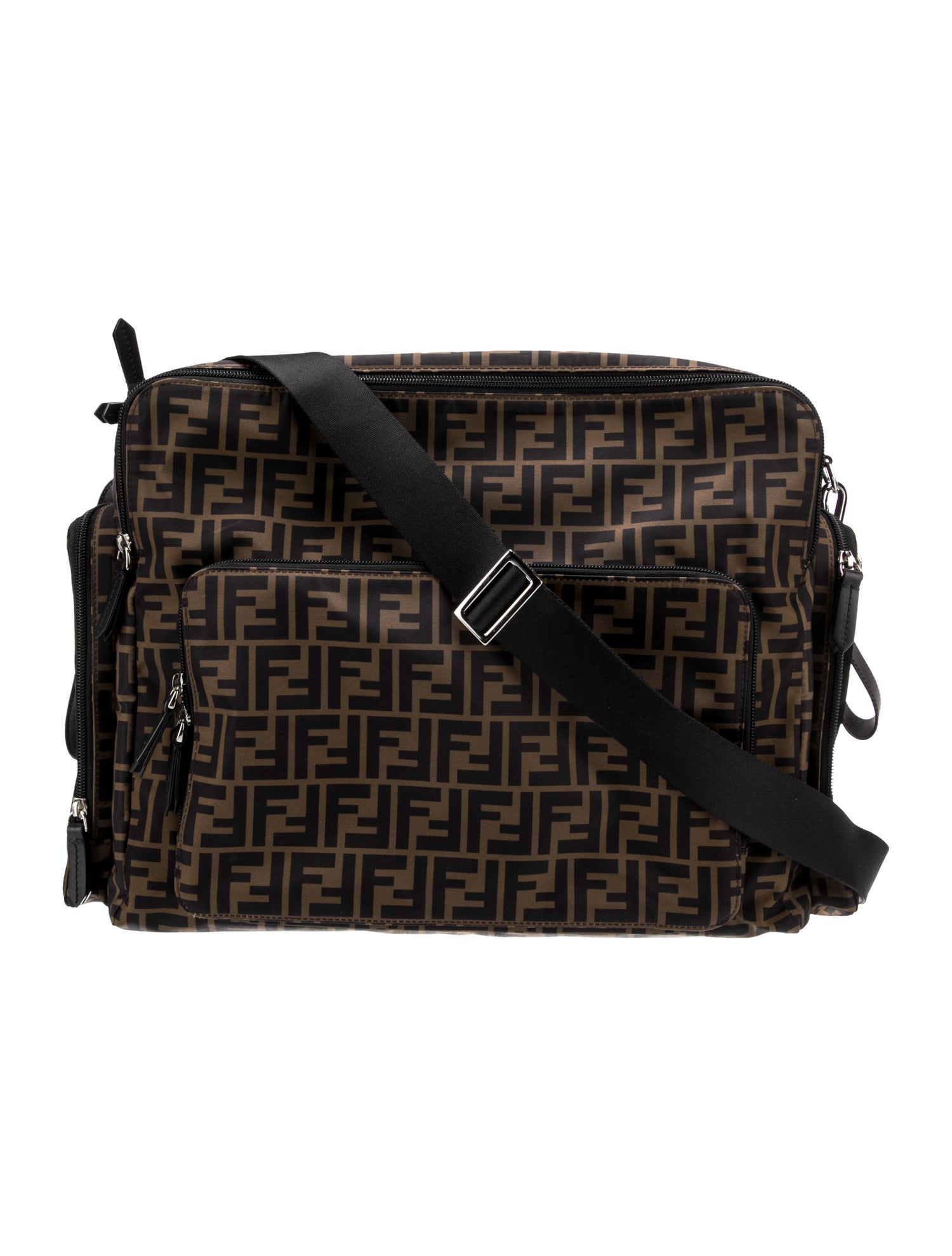 Fendi Zucca FF Messenger Bag Large