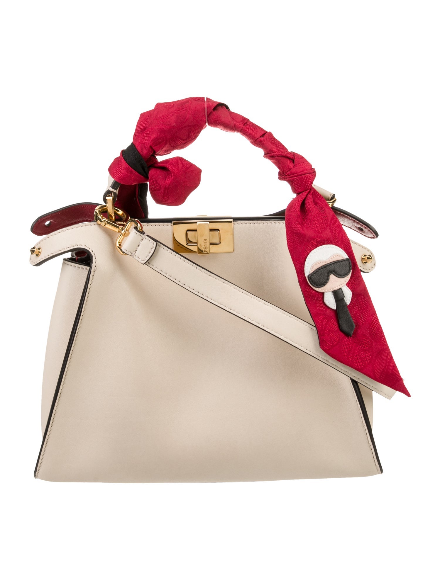 Fendi Leather Peekaboo Essentially Medium