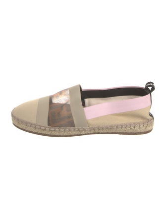 Fendi Zucca FF Logo Canvas Espadrilles