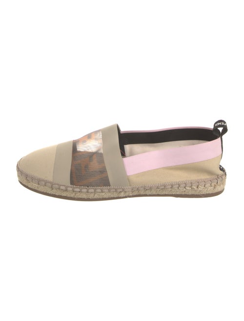 Fendi Zucca FF Logo Canvas Espadrilles