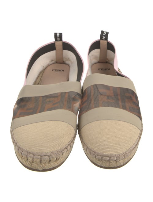 Fendi Zucca FF Logo Canvas Espadrilles