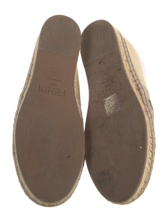 Fendi Zucca FF Logo Canvas Espadrilles