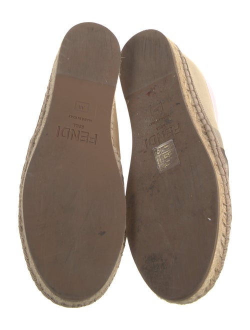 Fendi Zucca FF Logo Canvas Espadrilles