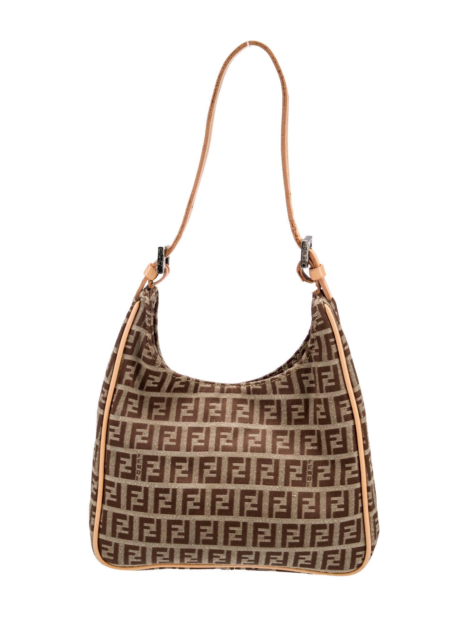 Fendi Zucchino FF Hobo Vintage