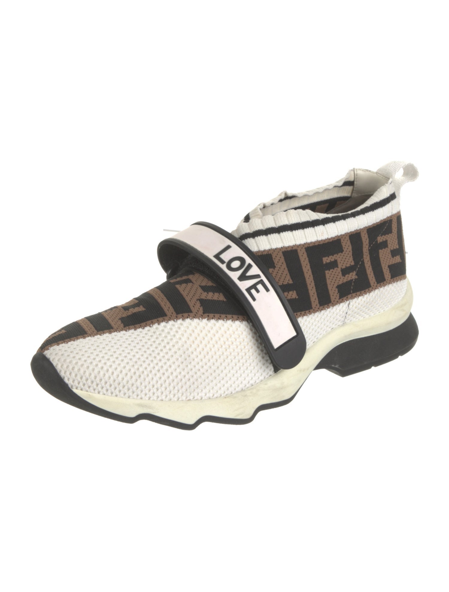 Fendi Zucca FF Logo Printed Sneakers