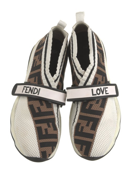 Fendi Zucca FF Logo Printed Sneakers