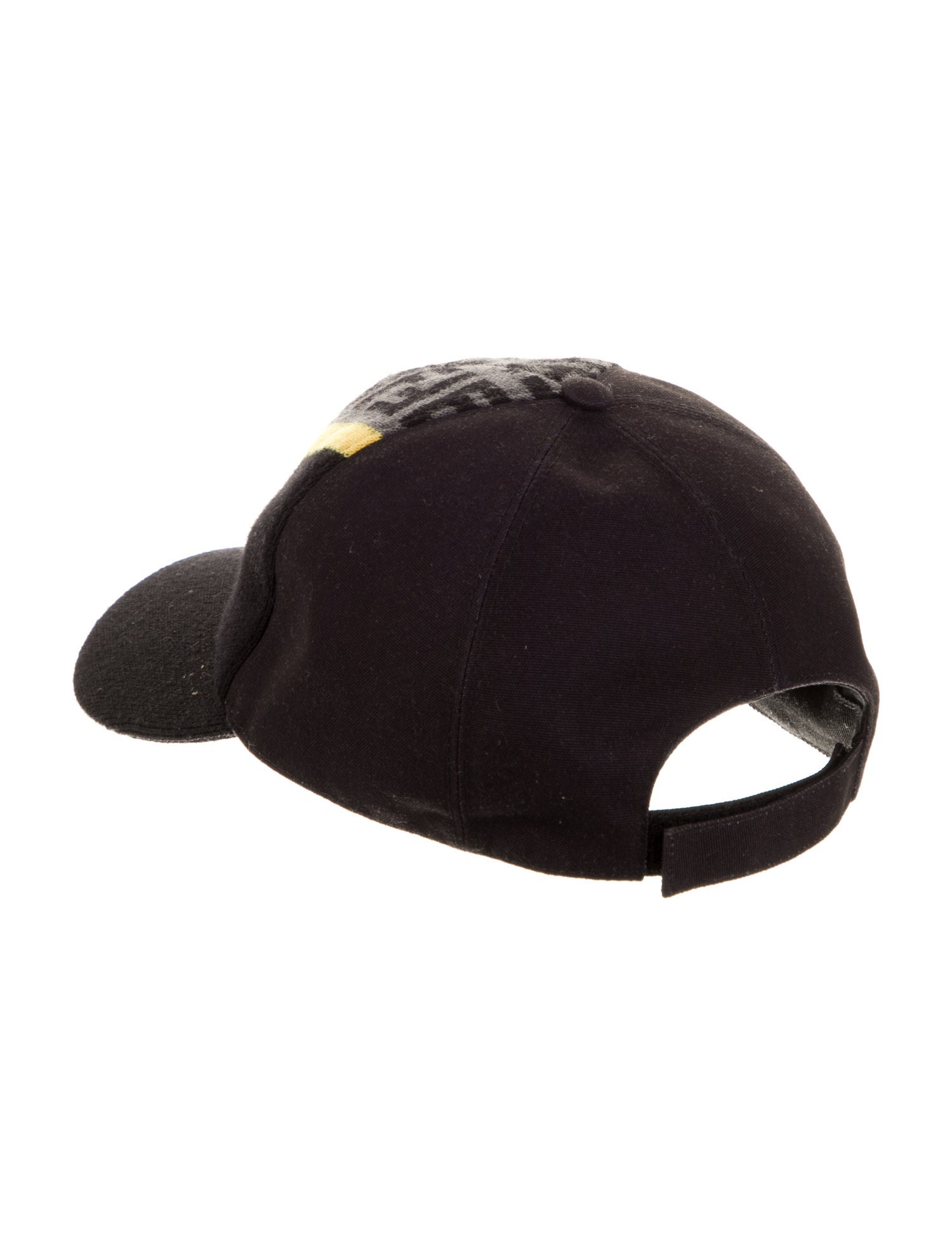 Fendi Logo Wool Baseball Hat
