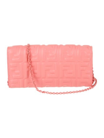 Fendi Zucca FF Continental Wallet on Chain 2024
