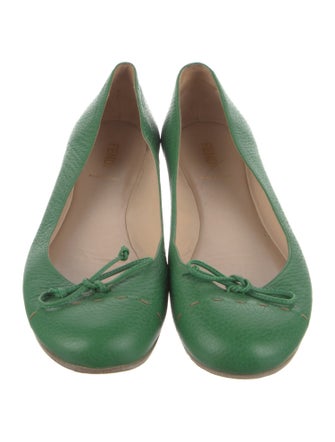 Fendi Leather Ballet Flats