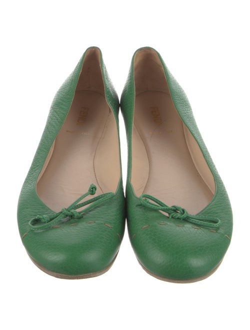 Fendi Leather Ballet Flats