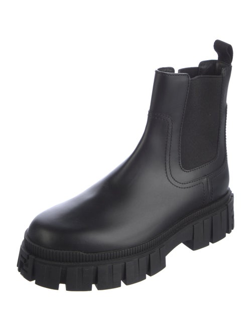 Fendi Force Zucca FF Logo Chelsea Boots