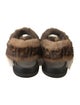 Fendi Zucca FF Logo Mink Sandals