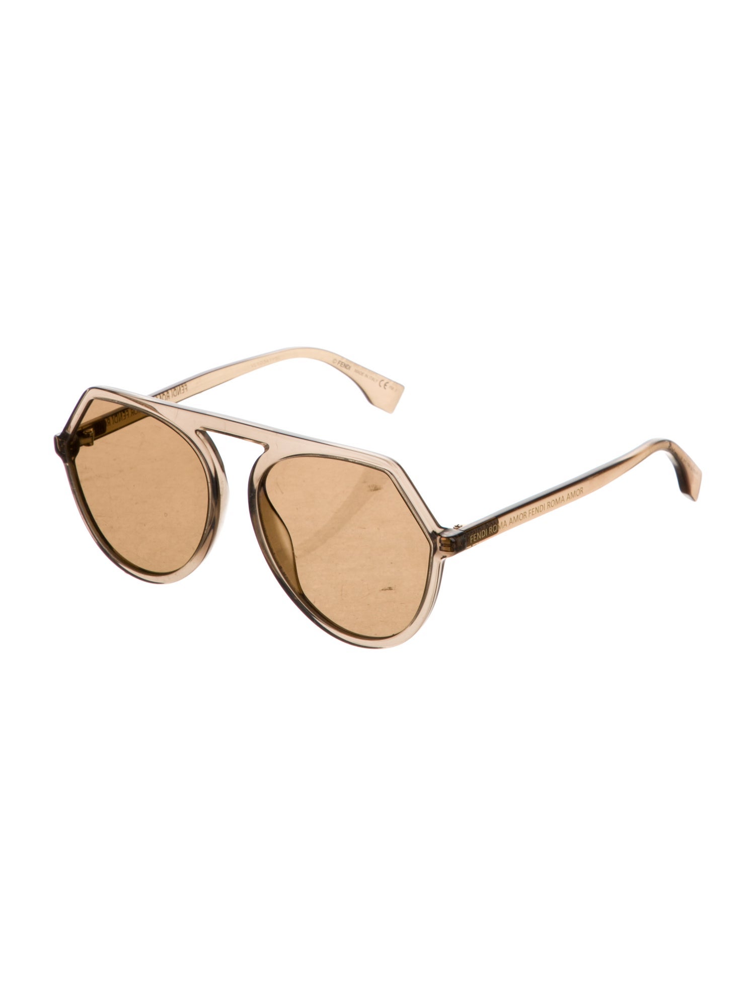 Fendi Round Tinted Sunglasses