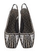 Fendi Zucca FF Logo Neoprene Slingback Pumps