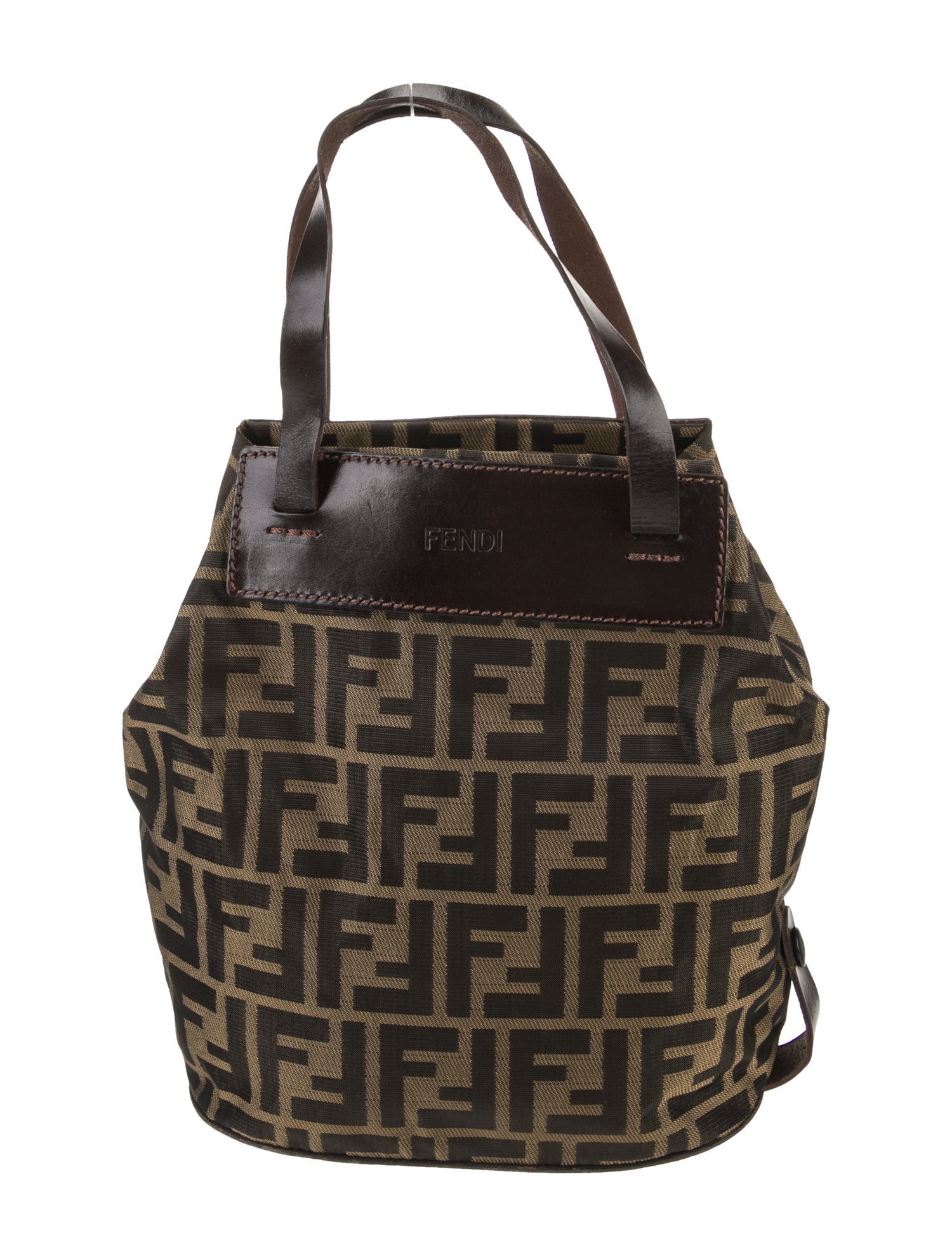 Fendi Zucca FF Top Handle Bag Vintage