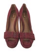 Fendi Suede Bow Accents Pumps