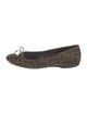 Fendi Zucca FF Logo Canvas Flats