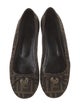 Fendi Zucca FF Logo Canvas Flats