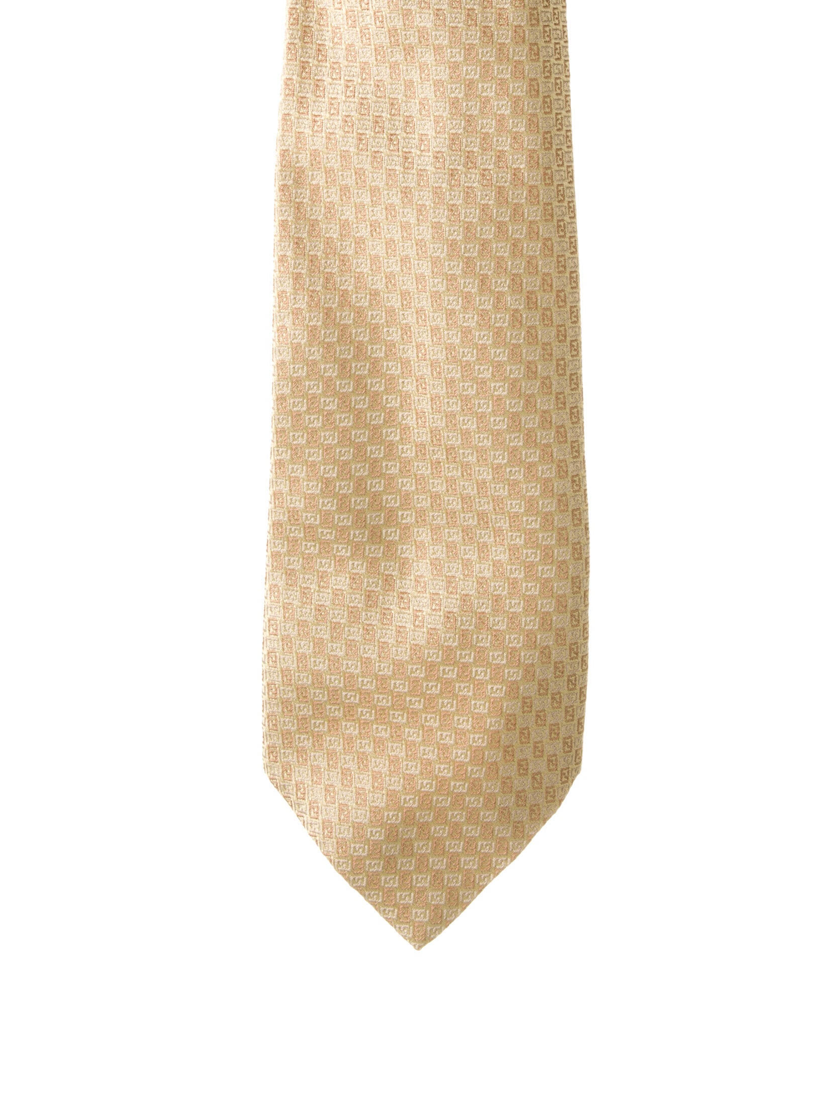 Fendi Silk Pattern Tie