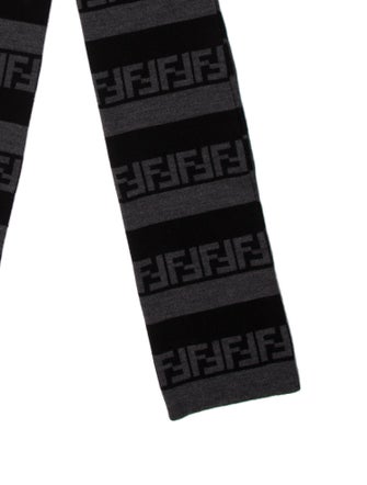 Fendi Wool Striped Scarf