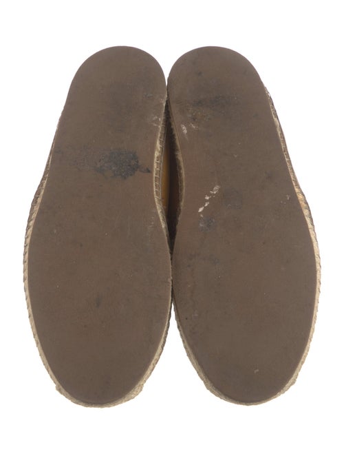 Fendi Zucca FF Logo Canvas Espadrilles