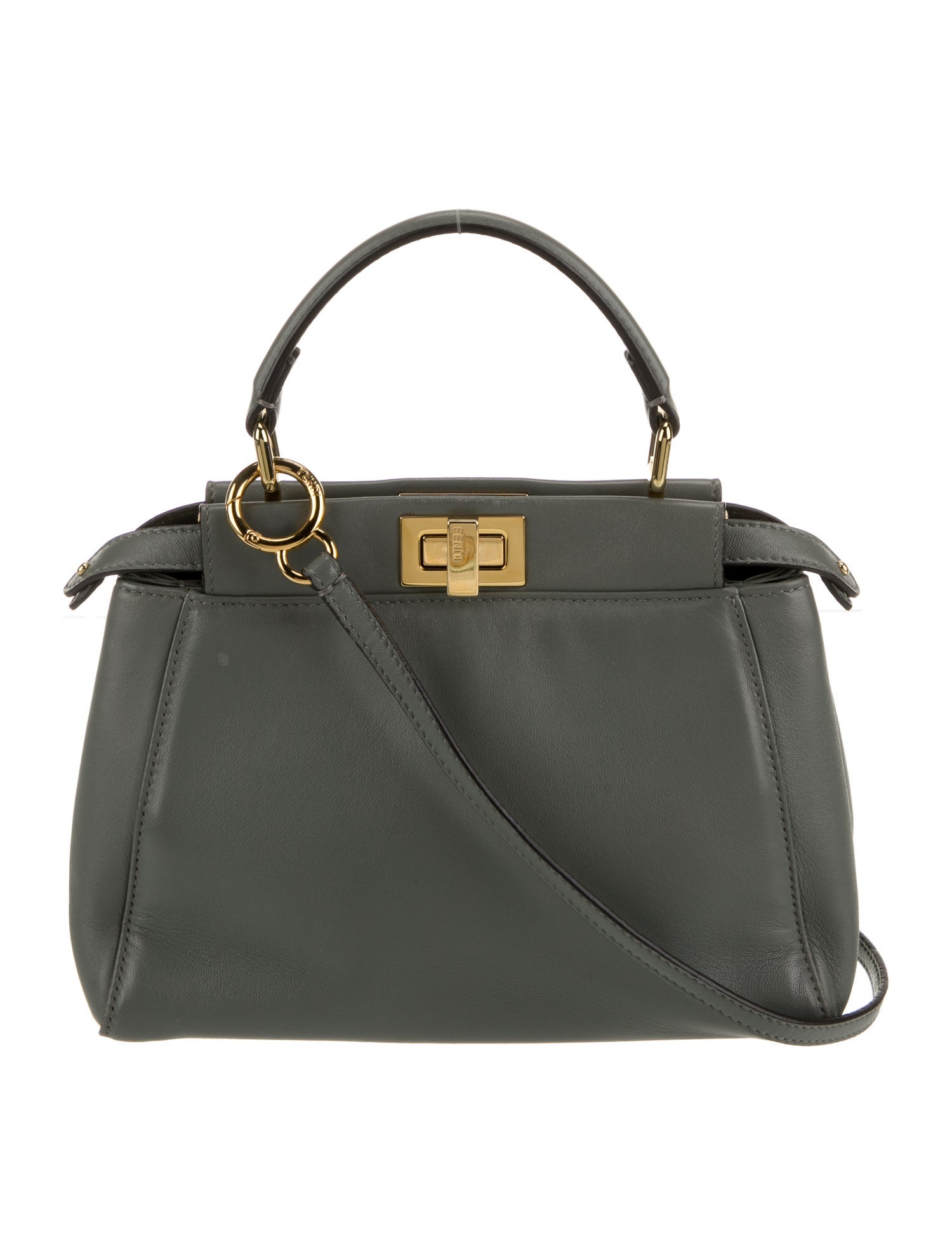 Fendi Leather Peekaboo Mini
