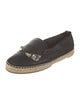 Fendi Leather Studded Accents Espadrilles