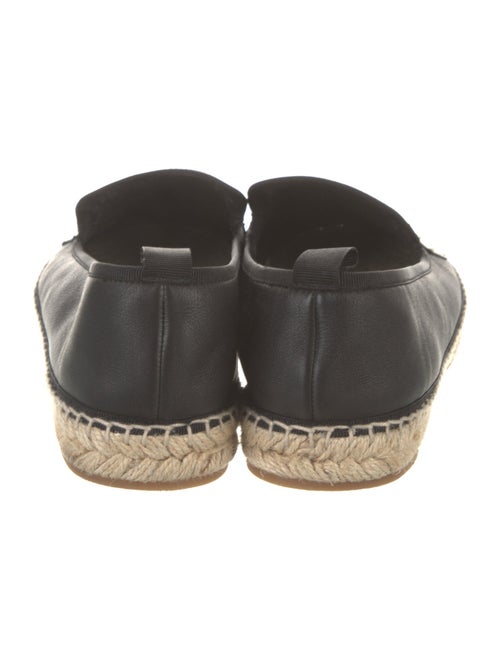 Fendi Leather Studded Accents Espadrilles